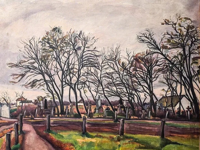 1889-Andor Erős - Paesaggio di Kecskemét